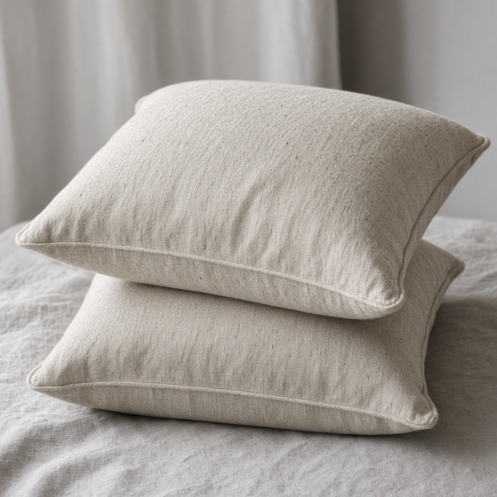 Linen pillows